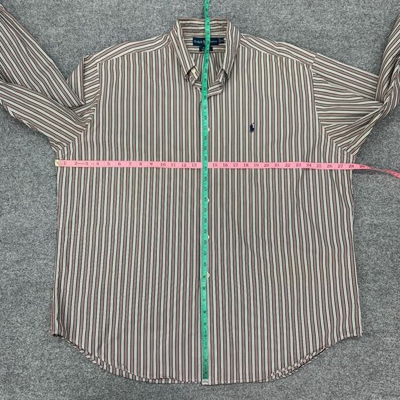 Vintage Ralph Lauren Shirt Mens XL Blake Button Down Striped Long Sleeve 90s - Picture 8 of 12